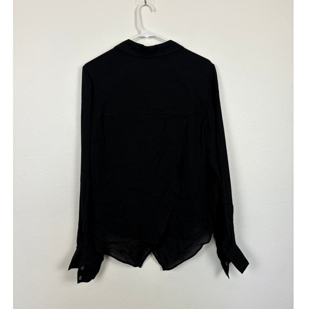 Veronica Beard Silk Button Front Split Back Long … - image 2